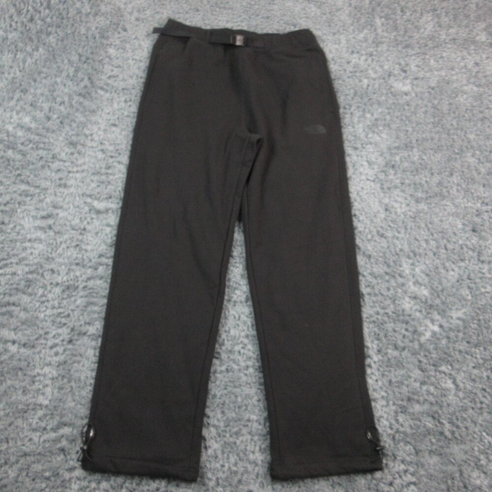 The North Face Pants Mens Medium Black Circular Design Fleece Hiking 31x30*